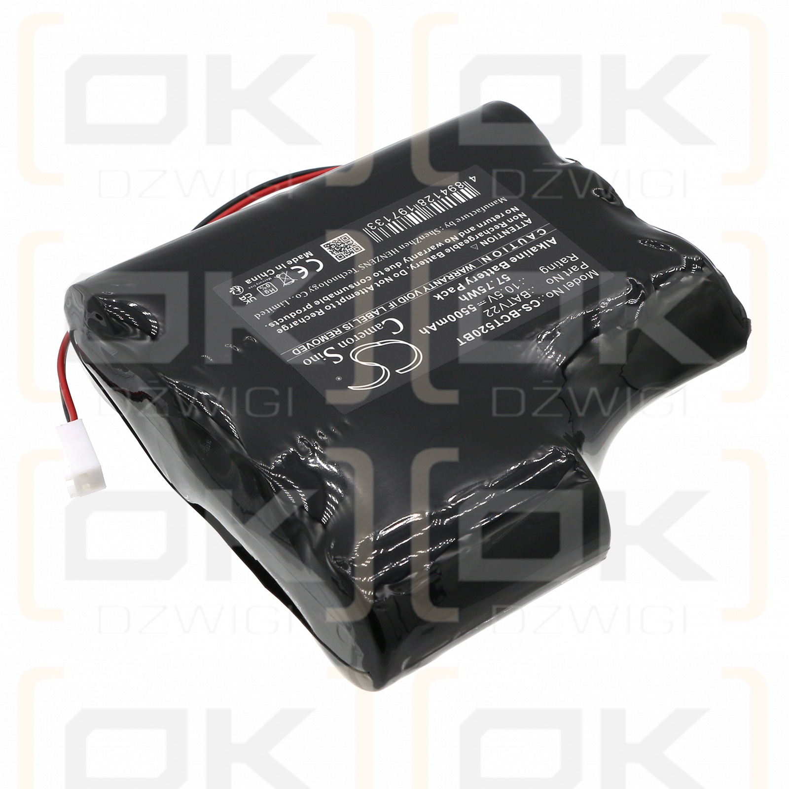 DAITEM 568-27D / BATV22 5500mAh Alkaline 10.5V (Cameron Sino)