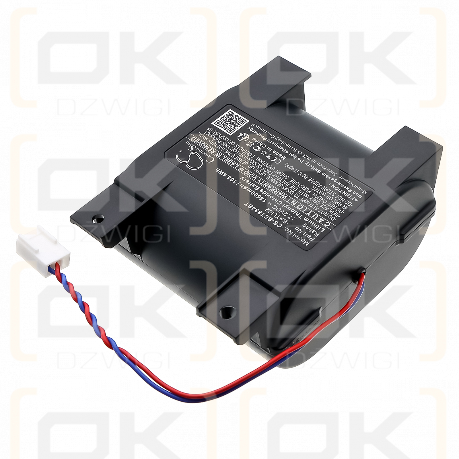 LOGISTY RL500 Radio relay / BATLI02 14500mAh Li-SOCl2 7.2V (Cameron Sino)