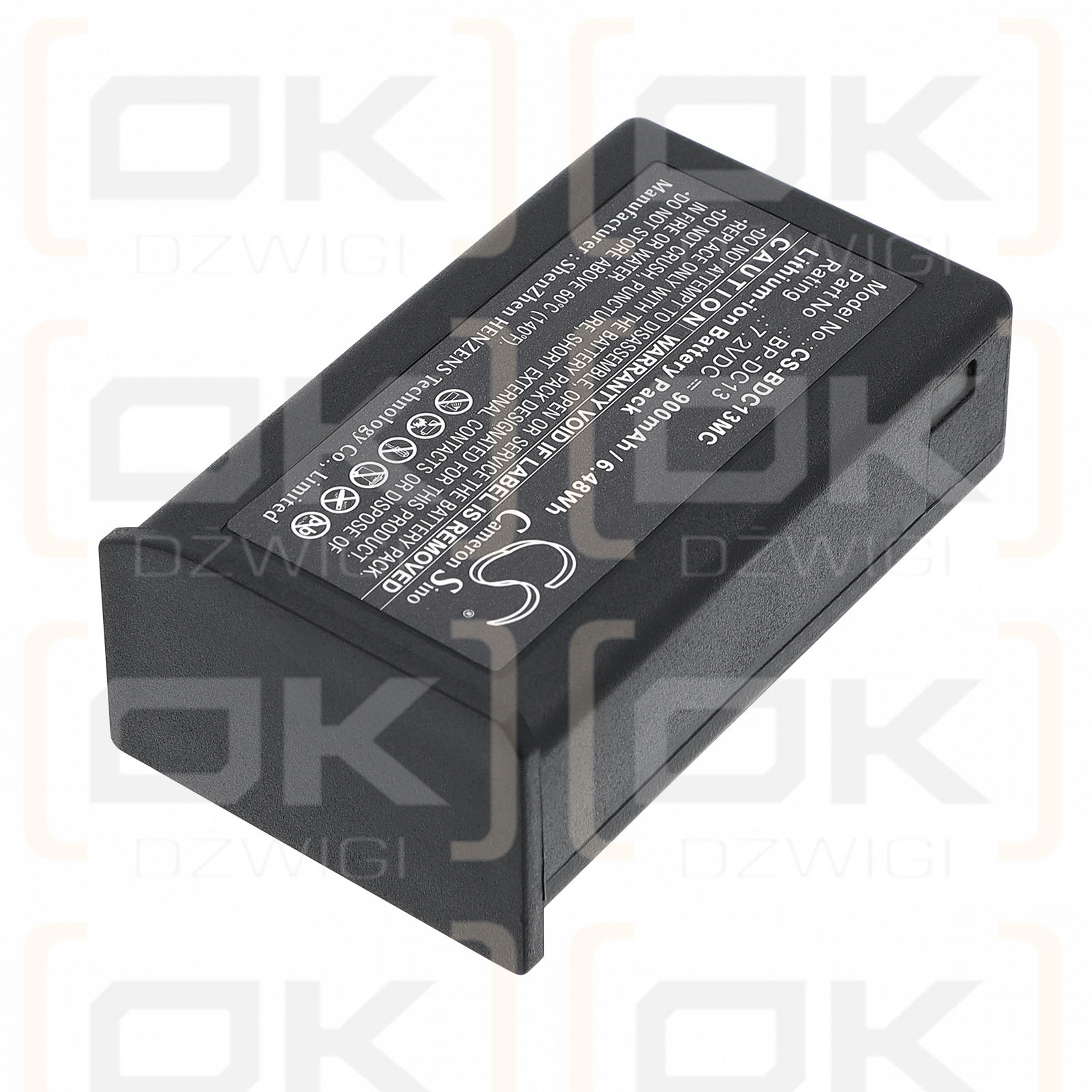 Ersatzakku für Leica TL2 / BP-DC13 900 mAh Li-Ion 7,2 V (Cameron Sino)
