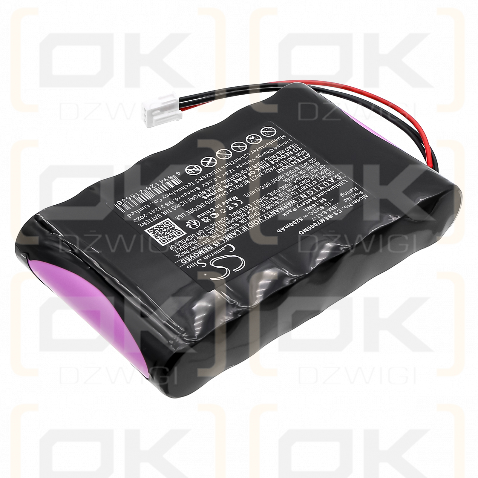 Bionet BM7 Vet Elite / 68L335-BIO-S 5200mAh Li-ion 10.8V (Cameron Sino)
