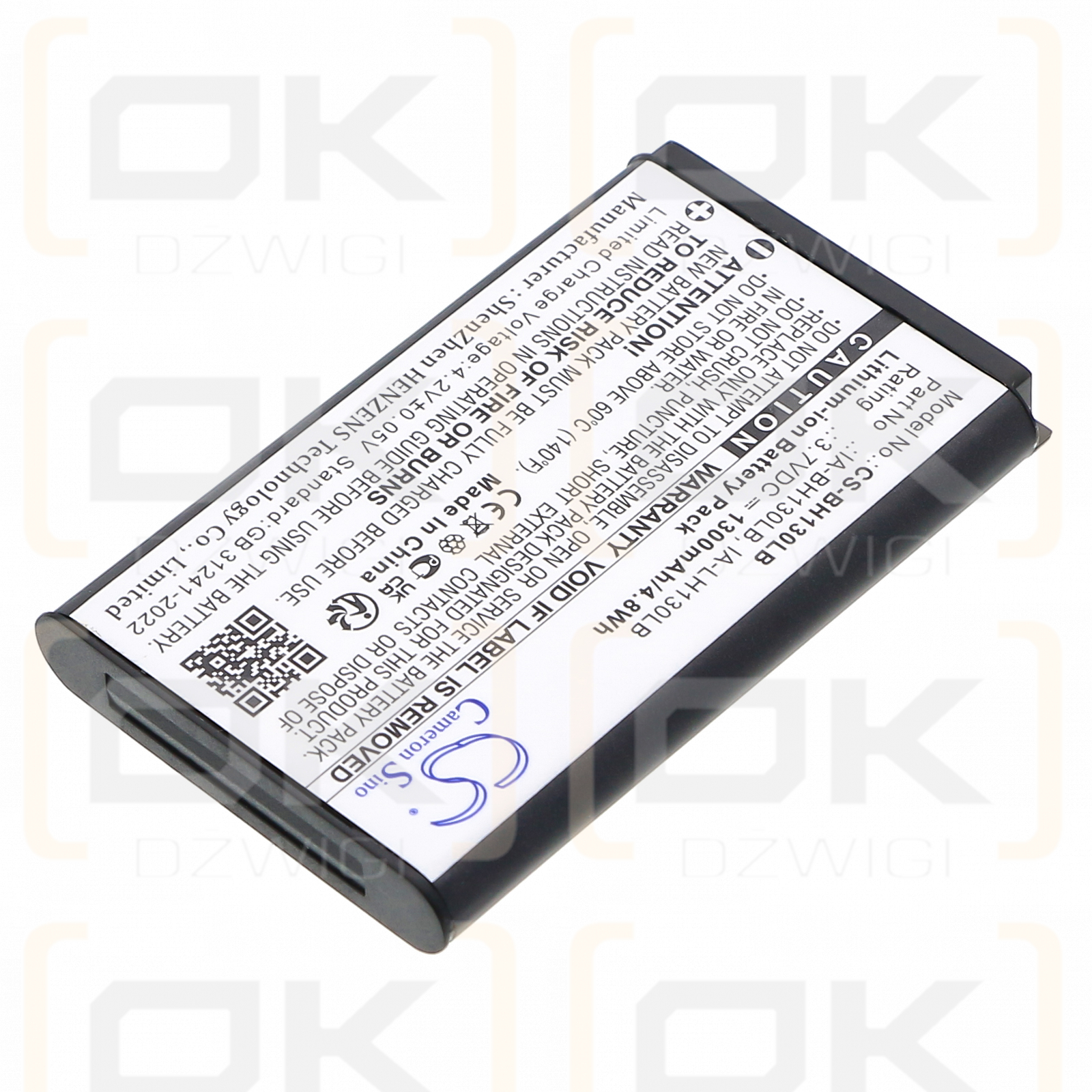 Samsung SMX-C200 / IA-BH130LB 1300mAh Li-ion 3.7V (Cameron Sino)