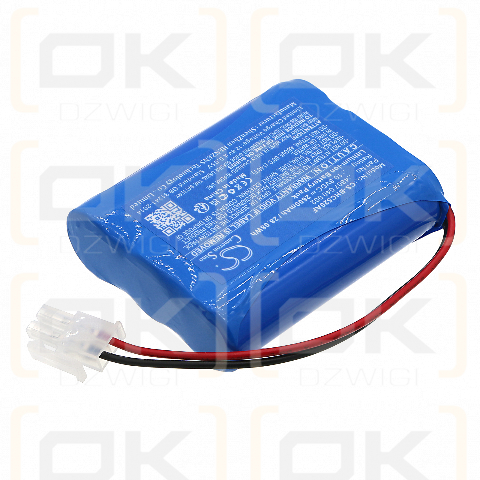 Becker 2447-3092 / 4807 040 002 2600mAh Li-ion 10.8V (Cameron Sino)