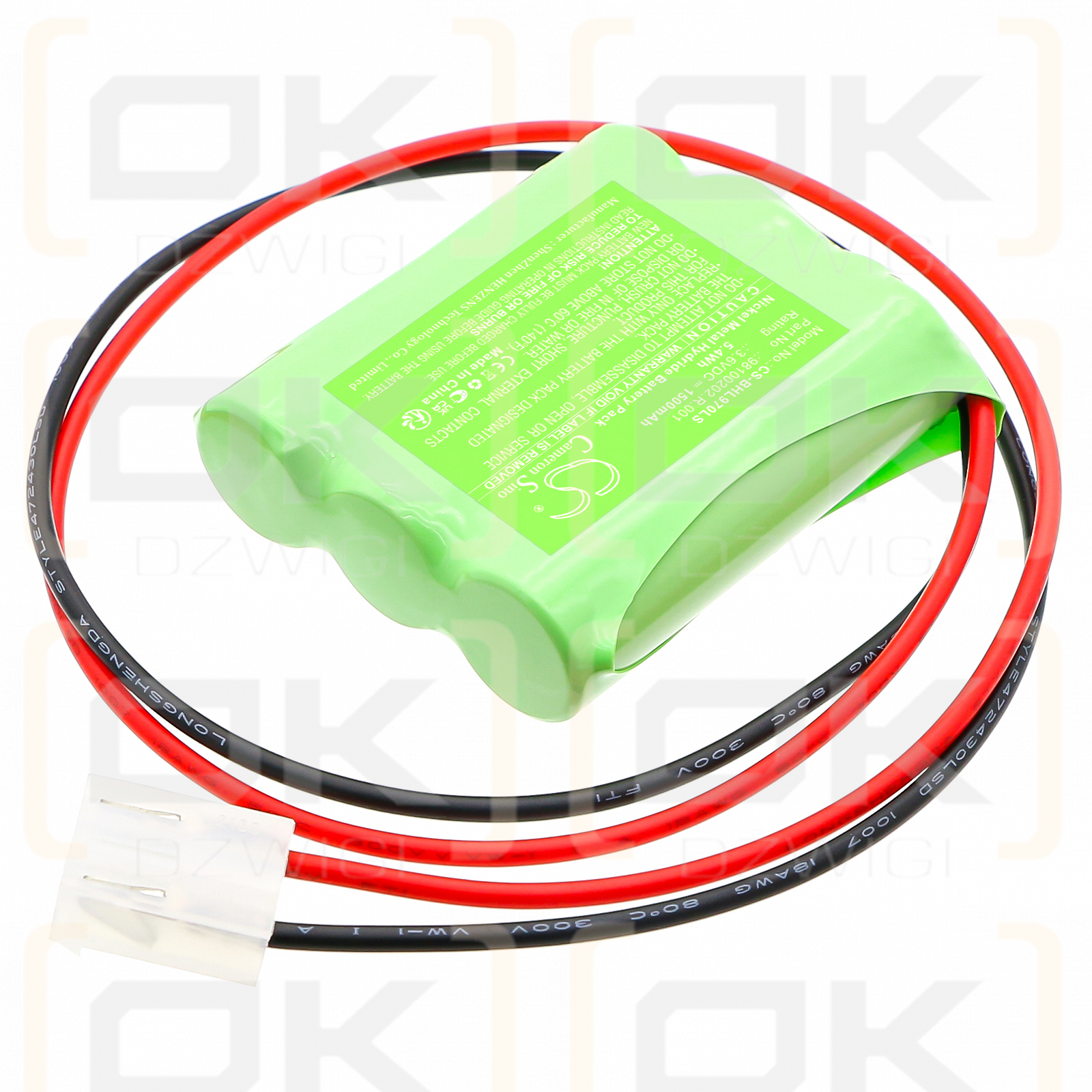 Beghelli 415097000 / 98100202.R.001 1500mAh Ni-MH 3.6V (Cameron Sino)