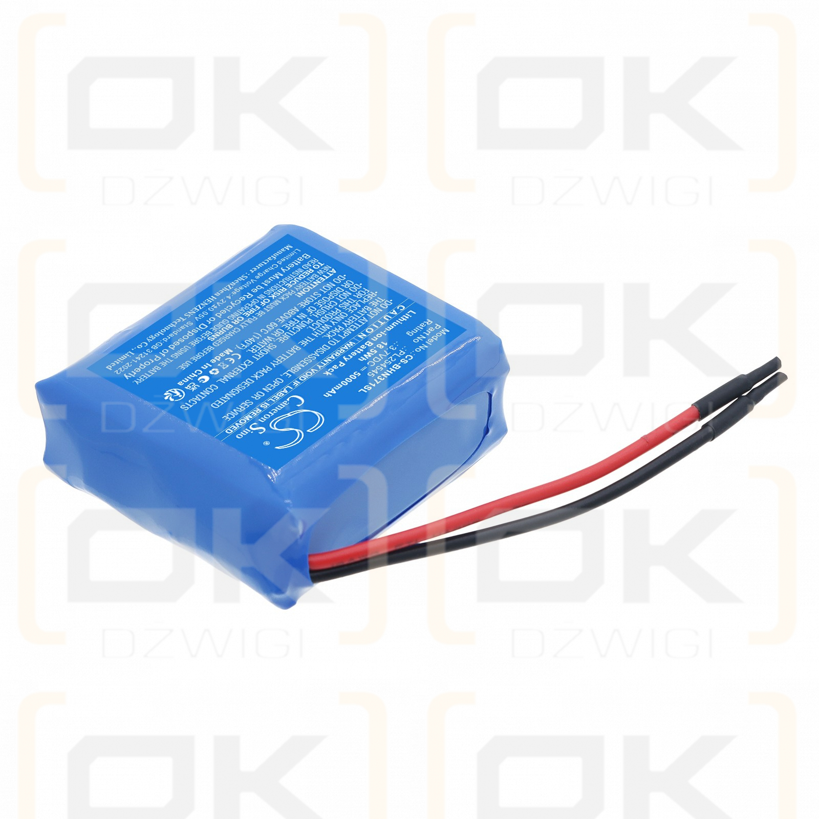 Replacement Battery for Browning High Noon Power Pro Spotlight / PL254545 5000 mAh Li-ion 3.7 V (Cameron Sino)