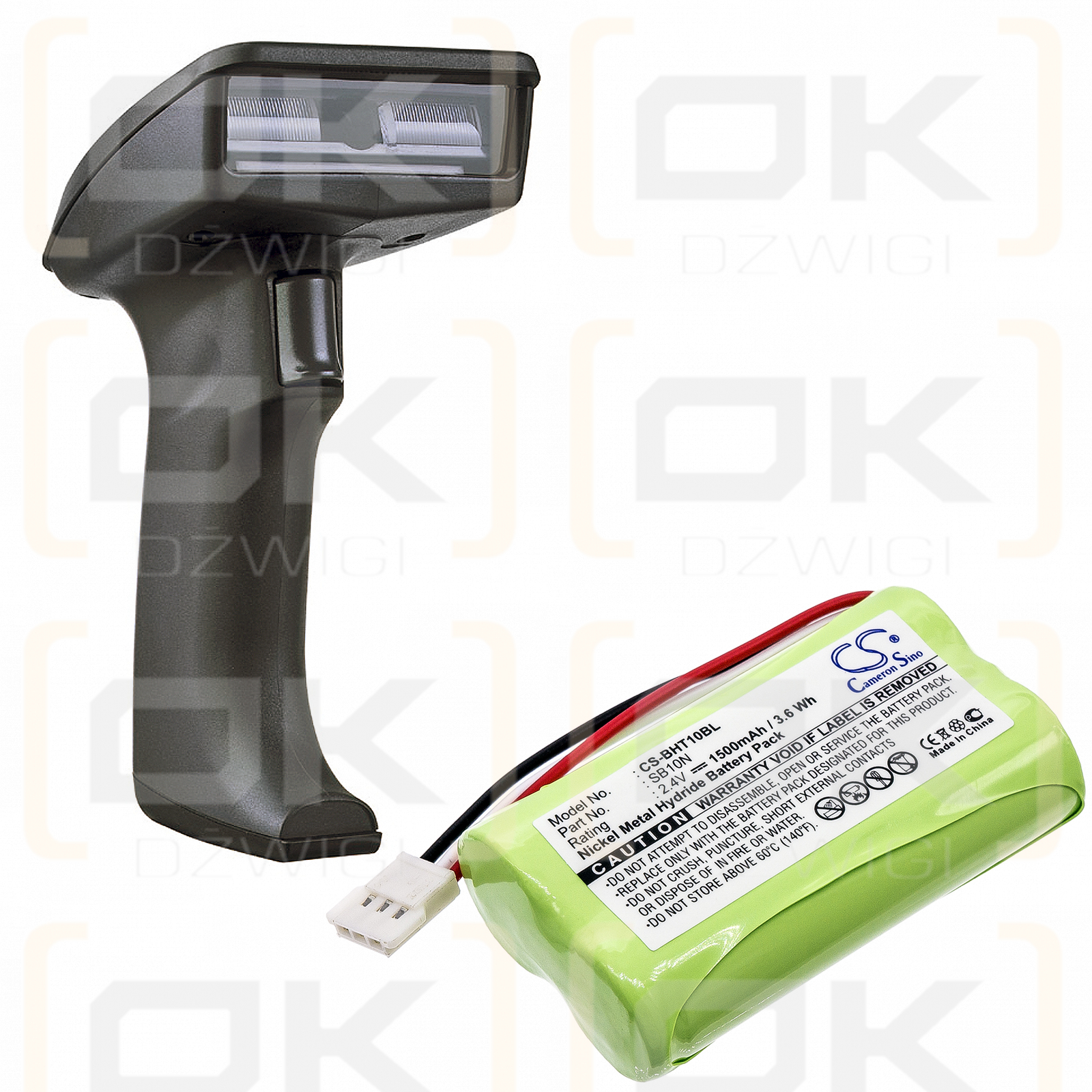 Denso DS26H2-D / SB10N 1500mAh Ni-MH 2.4V (Cameron Sino)