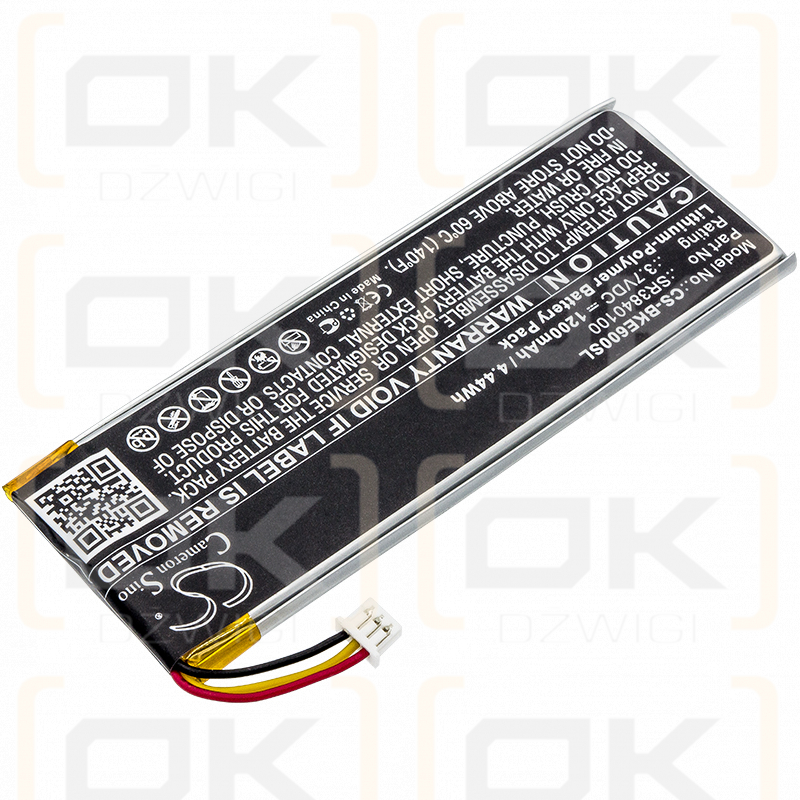 Becker Ready 6l EU Plus / SR3840100 1200mAh Li-Polymer 3,7V (Cameron Sino)