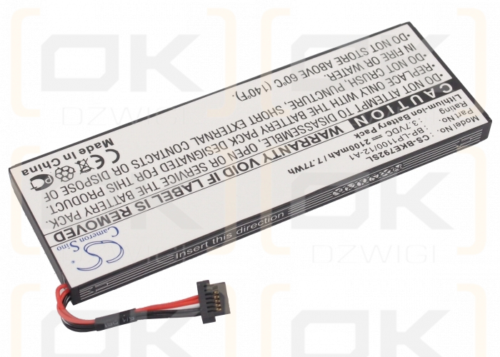 Becker BE7928 / BP-LP1100/12-A1 2100 mAh Li-Ion 3,7 V (Cameron Sino)