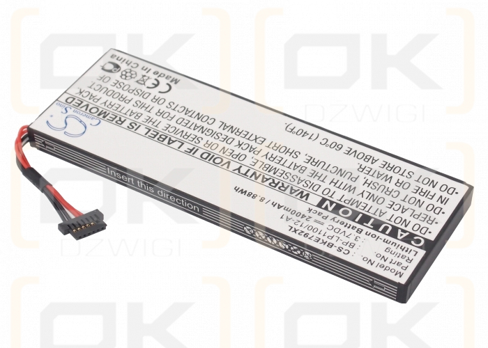 Becker BE7928 / BP-LP1100/12-A1 2400mAh Li-ion 3.7V (Cameron Sino)