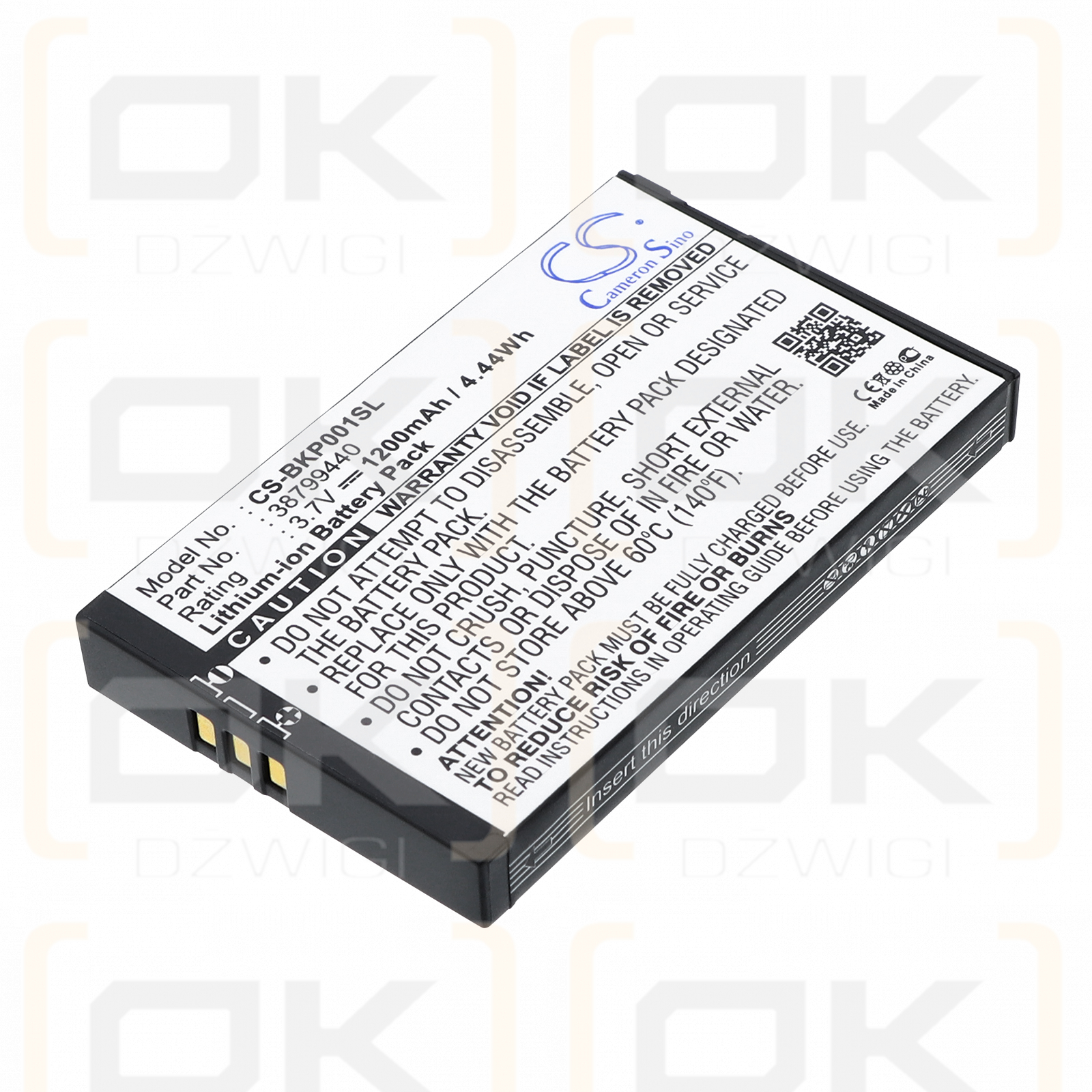 Becker Traffic Assist Pro Ferrari 7929 / 38799440 Batería de iones de litio de 1200 mAh y 3,7 V (Cameron Sino)