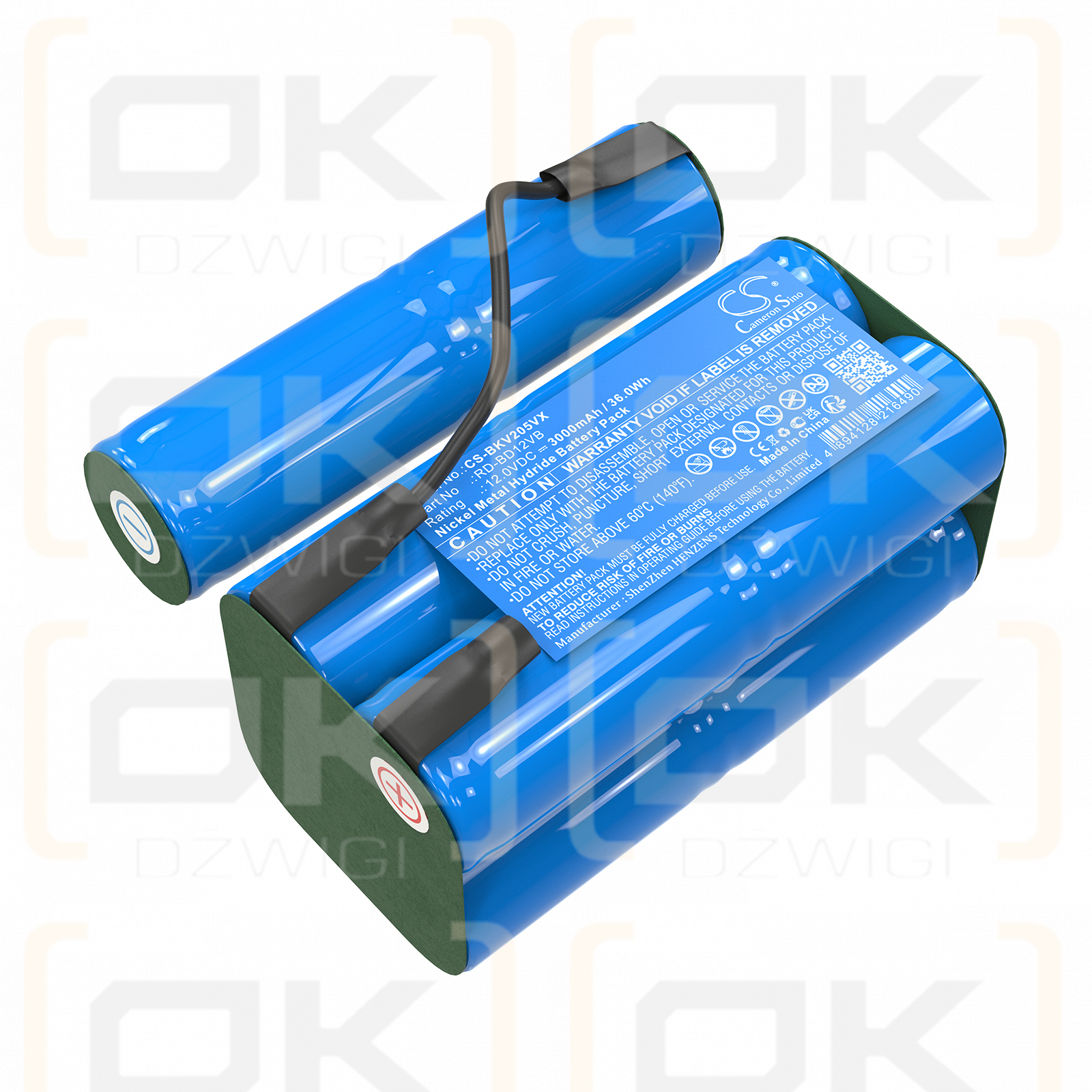Black+Decker Pivot PV1205B / RD-BD12VB 3000mAh Ni-MH 12.0V (Cameron Sino)