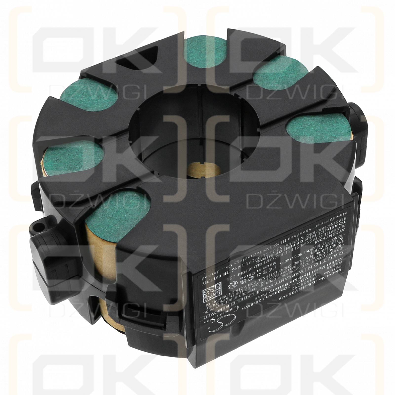 Black&Decker WD9610ECN / 90566793 3000 mAh Ni-MH 9,6 V (Cameron Sino)