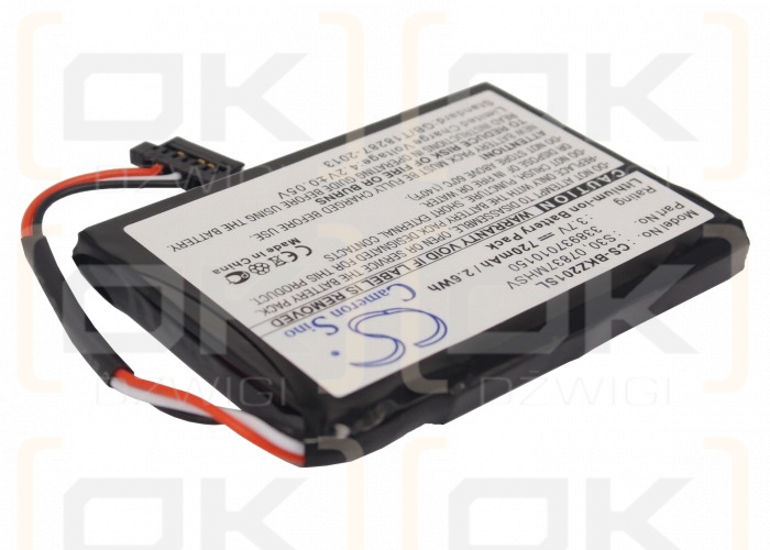 Becker Ready 50 / S30 720mAh Li-ion 3.7V (Cameron Sino)