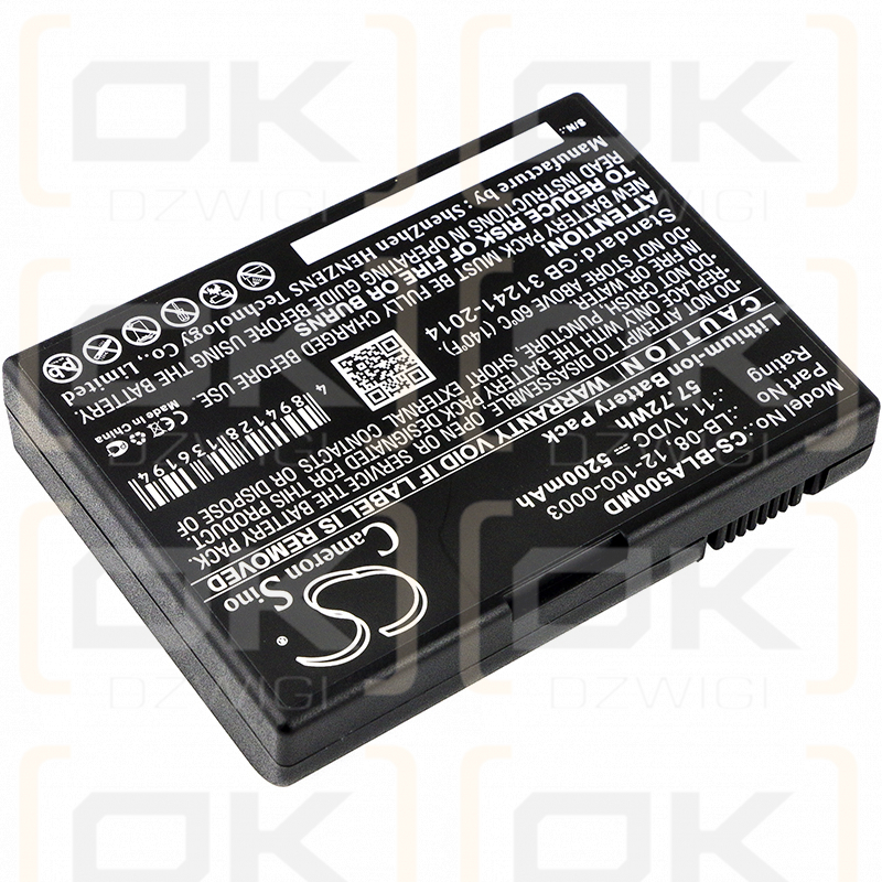 BIOLIGHT E70 / LB-08 5200 mAh Li-Ion 11,1 V (Cameron Sino)