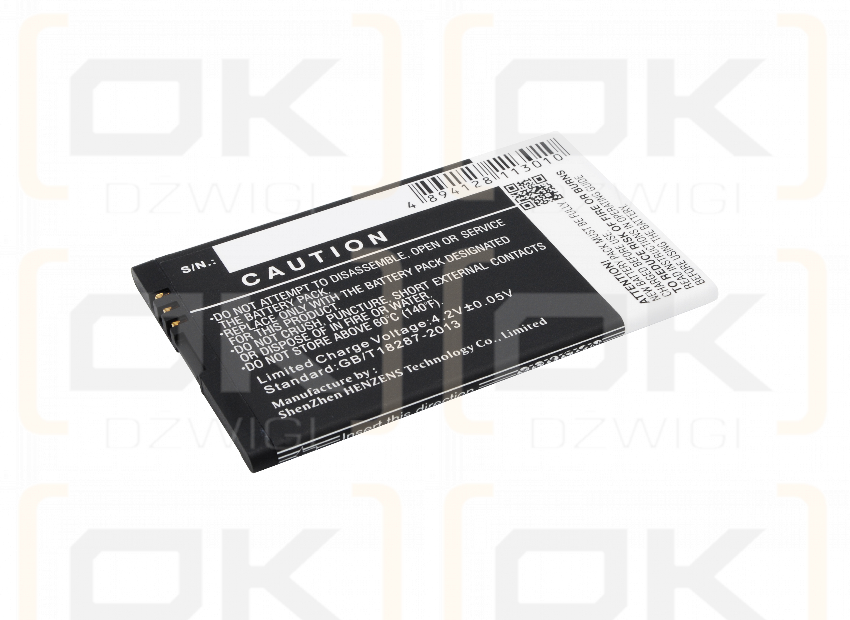 BLU D143K / C785039150J 1500 mAh Li-Ion 3,7 V (Cameron Sino)