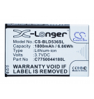 BLU D536L / C775004180L 1800 mAh Li-ion 3.7 V (Cameron Sino)