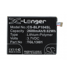 BLU L110 / TLG13I01 2600 mAh Li-Polymer 3.7 V (Cameron Sino)