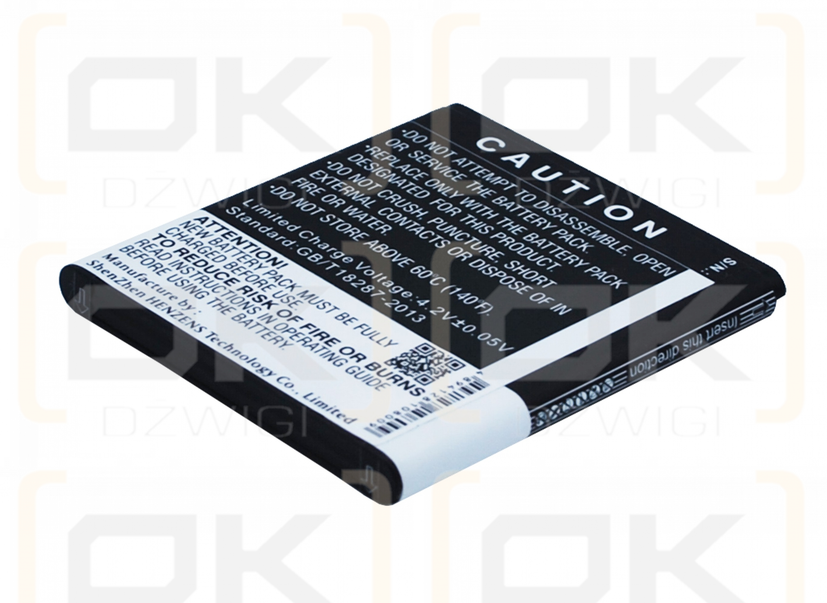 BLU Quattro 4.5 / CT565106180T 1800 mAh Li-Ion 3,7 V (Cameron Sino)