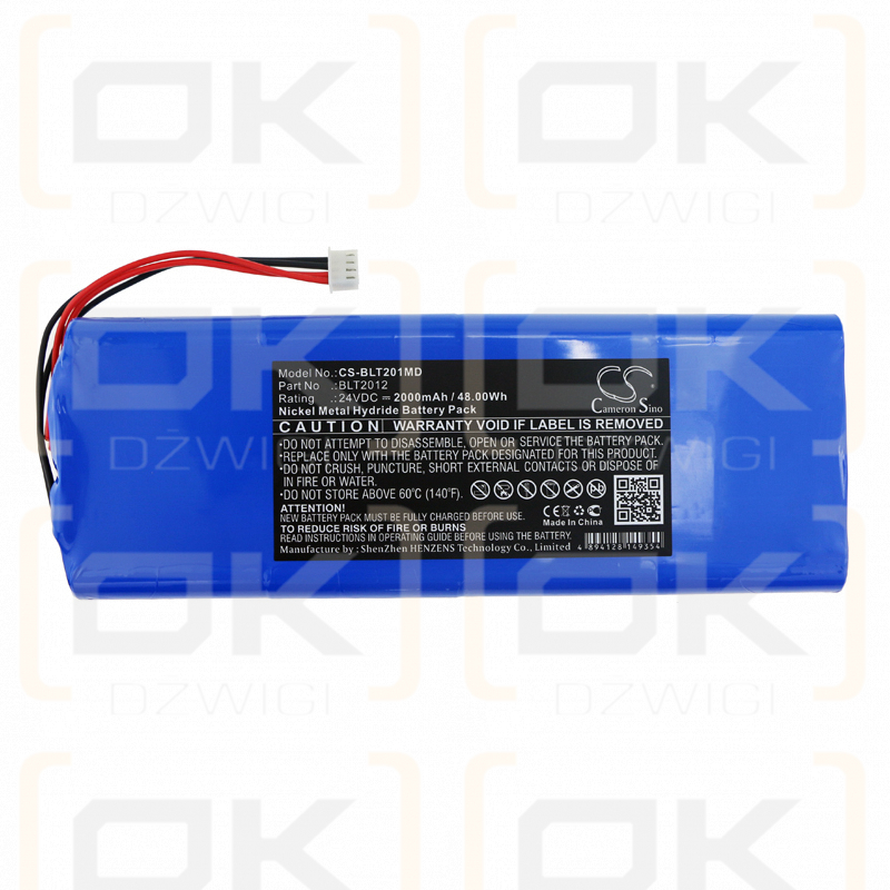 Biolat Zwölf-Kanal-EKG / BLT2012 2000 mAh Ni-MH 24,0 V (Cameron Sino)