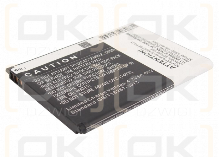 BLU D170 / C654804130T 1300mAH Li-Ion 3,7V (Cameron Sino)