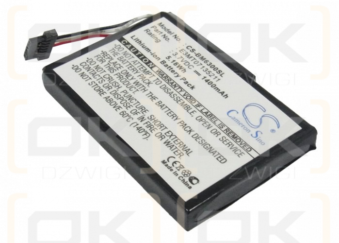 Transonic MD 95255 / E3MT07135211 1400 mAh Li-Ion 3,7 V (Cameron Sino)