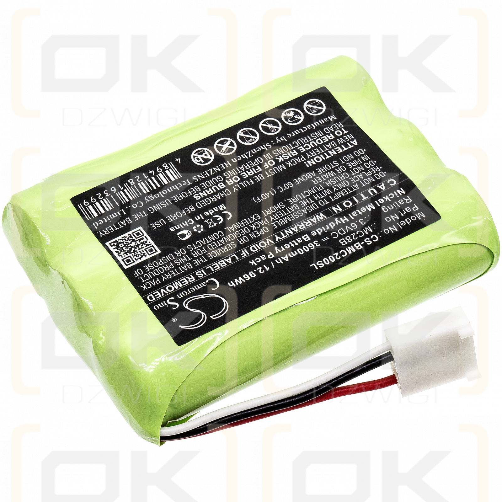 Beamex MC4 / MC28B 3600mAh Ni-MH 3.6V (Cameron Sino)