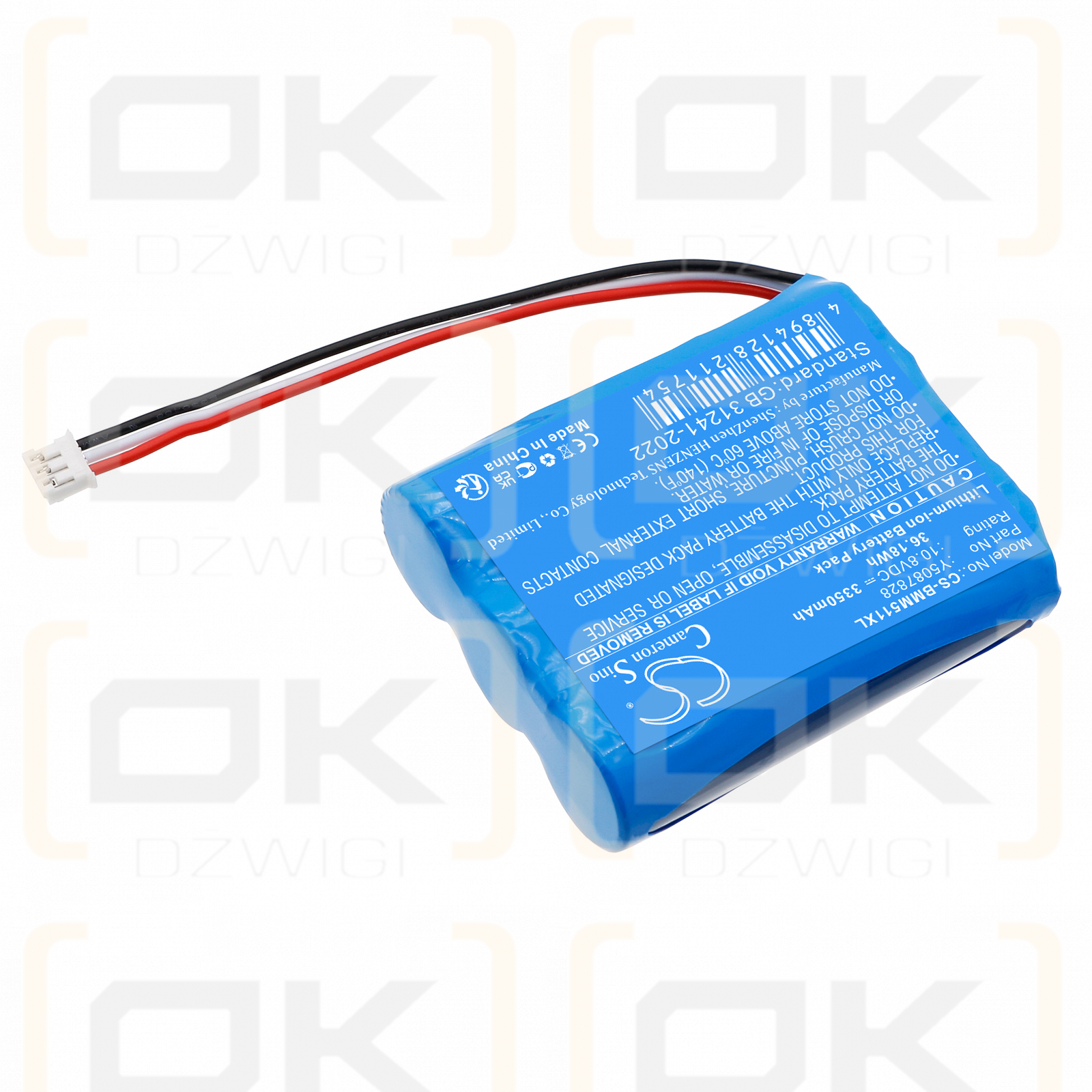 Brady M511 / Y5087828 3350mAh Li-ion 10.8V (Cameron Sino)