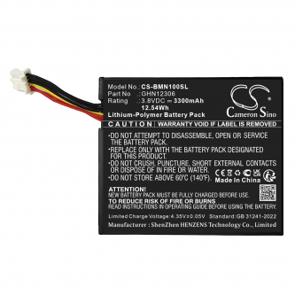 BMW motorrad N1 / GHN12306 3300mAh Li-Polymer 3.8V (Cameron Sino)
