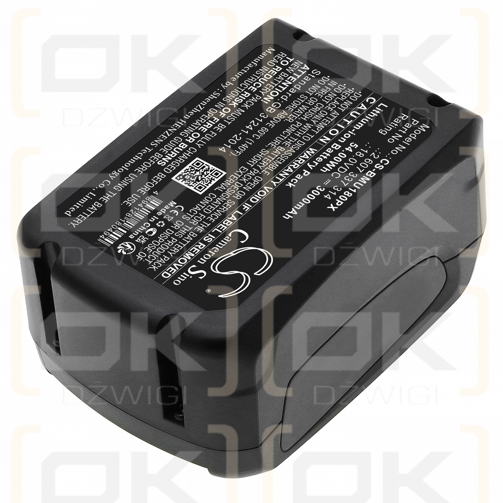 Bosch BBS8214PET-02 / 2 607 337 314 3000mAh Li-ion 18.0V (Cameron Sino)