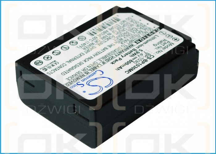 Samsung NX500 / BP-1030 800mAh Li-ion 7.4V (Cameron Sino)