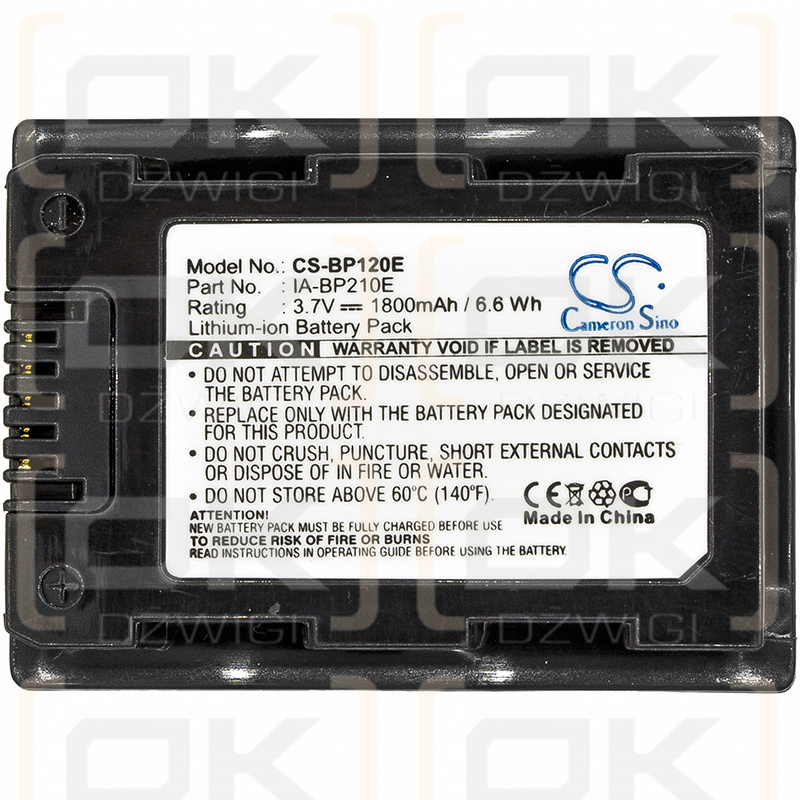 Samsung S16 / IA-BP210E 1800mAh Li-ion 3.7V (Cameron Sino)