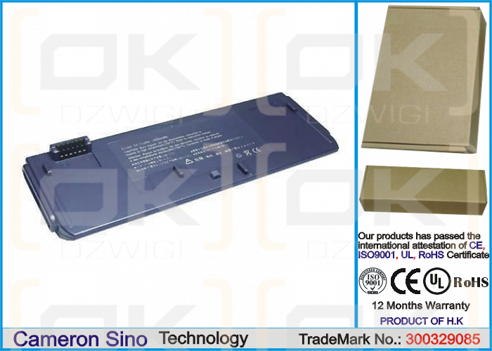 Sony VAIO PCG-U3/P / PCGA-BP1U 1800 mAh Li-Ion 11,1 V (Cameron Sino)
