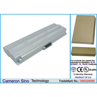 Sony VAIO PCG-TR2 / PCGA-BP3T 6600 mAh Li-ion 11.1 V (Cameron Sino)