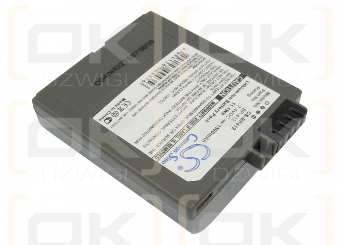 Canon MVX10i / BP-412 1500 mAh Li-ion 7,4 V (Cameron Sino)