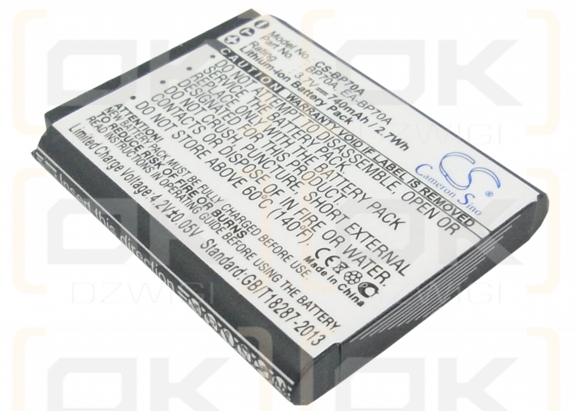 Samsung N9V / BP-70A 740mAh Li-ion 3.7V (Cameron Sino)