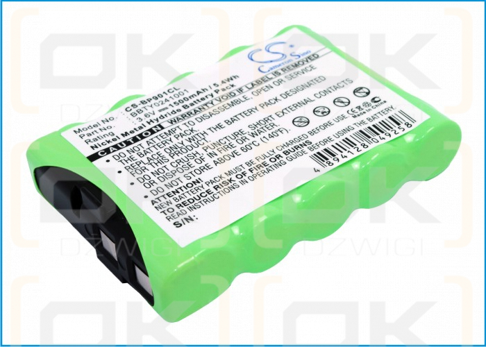 Uniden EXP901 / BBTY0241001 1500mAh Ni-MH 3.6V (Cameron Sino)