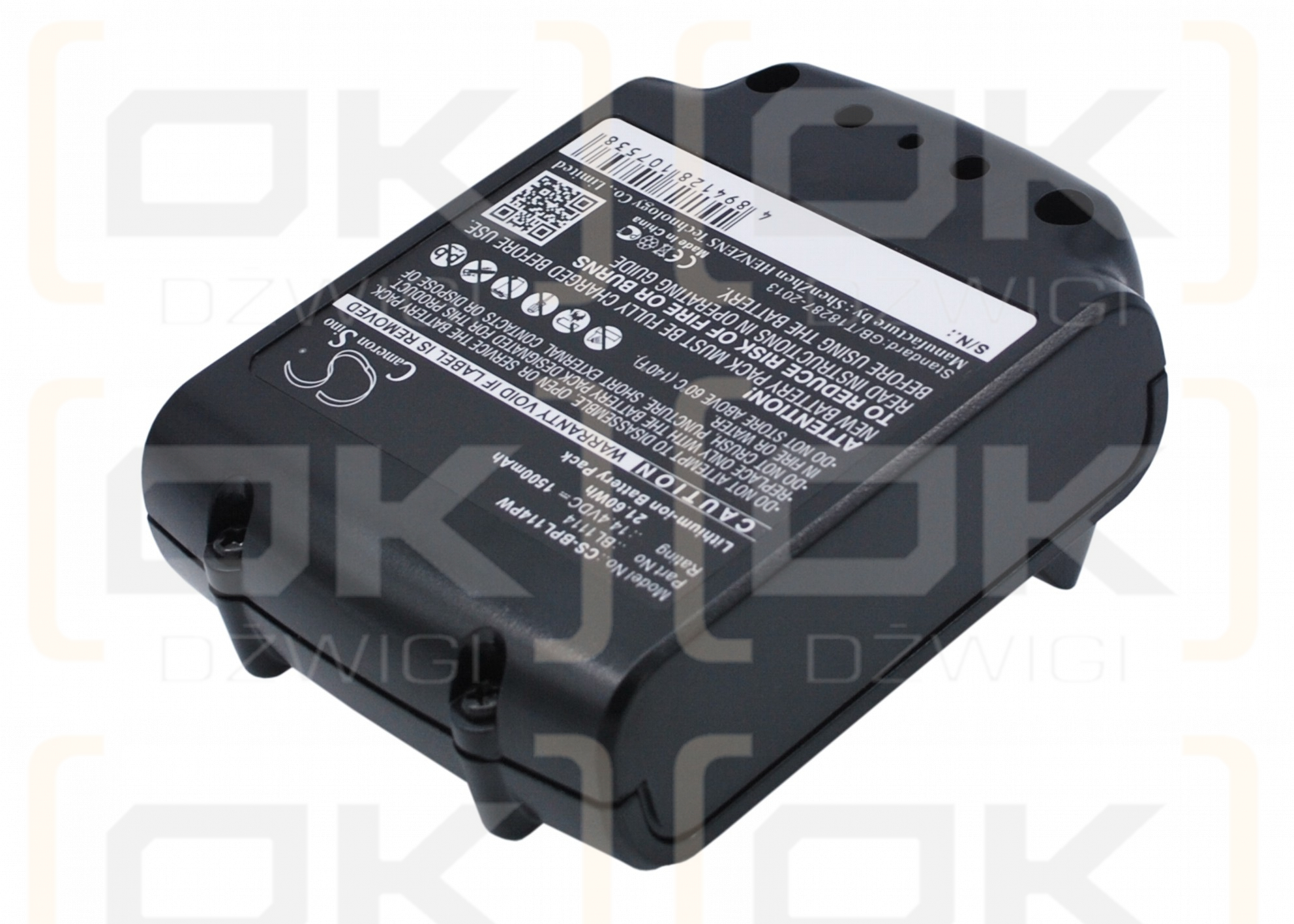 Black & Decker SSL20SB-2 / BL1114 1500 mAh Li-Ion 14,4 V (Cameron Sino)