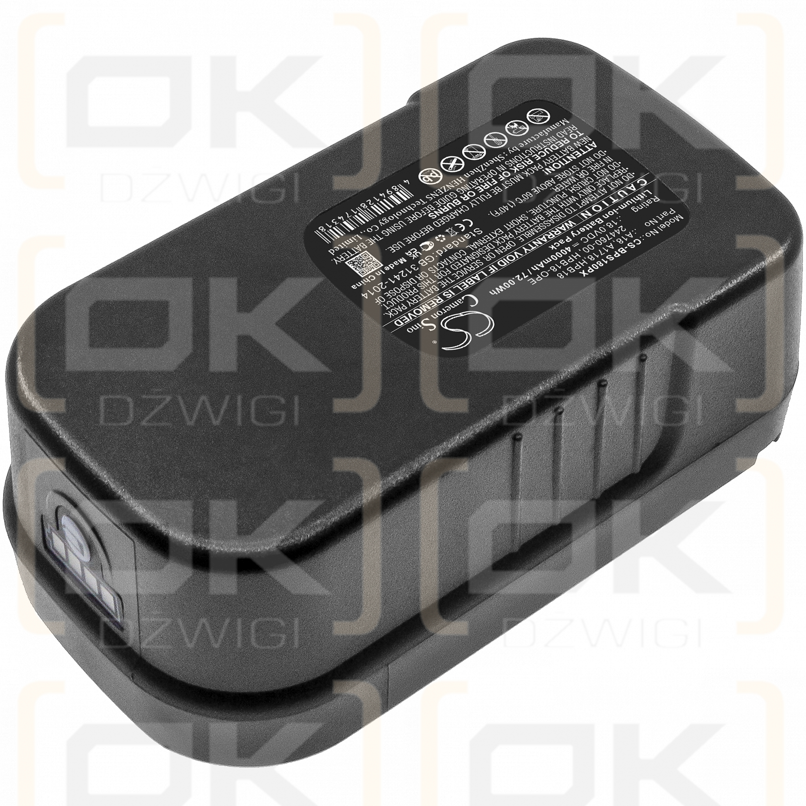 Black & Decker PS18K2/244760-00 4000mAh Li-ion 18.0V (Cameron Sino)