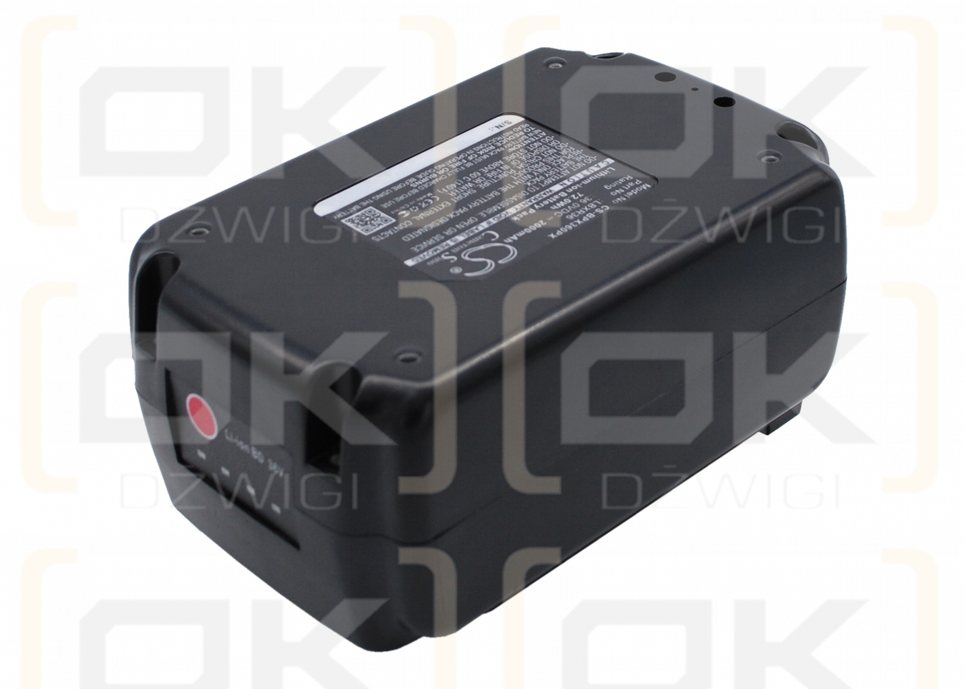 Papel de lija Black & Decker VERSAPAK surtido/LBXR36 2000mAh Li-ion 36.0V (Cameron Sino)