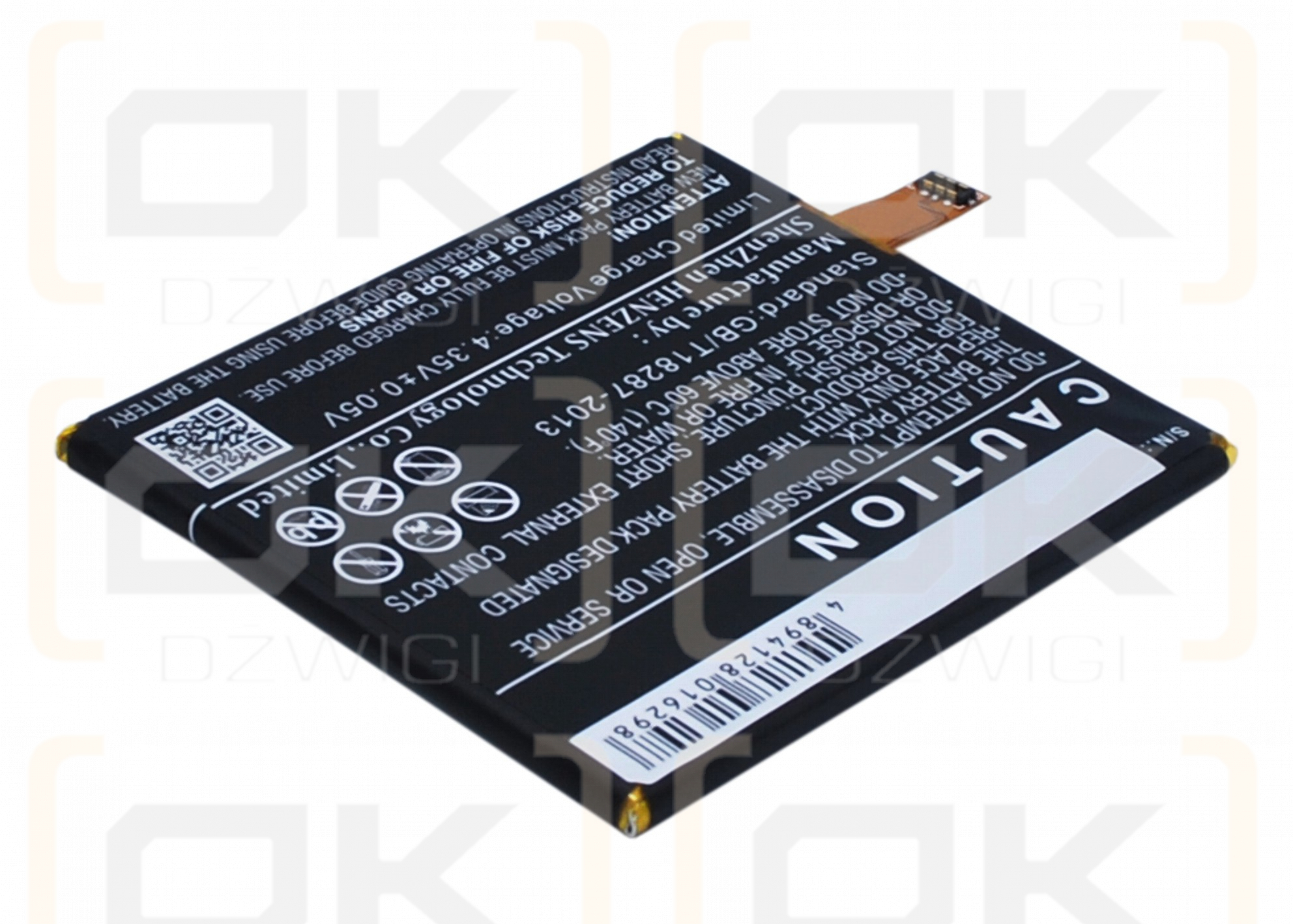 Bateria zamienna do BQ Aquaris E5 HD / GYA1407 2500 mAh Li-Polymer 3.8 V (Cameron Sino)