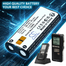 Ersatzakku für Olympus DS-4000 / BR-402 800 mAh Ni-MH 2,4 V (Cameron Sino)
