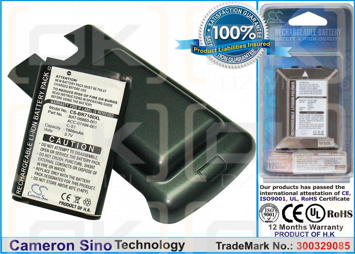 Bateria zamienna do BlackBerry 7130C / BAT-06860-001 1900 mAh Li-ion 3.7 V (Cameron Sino)