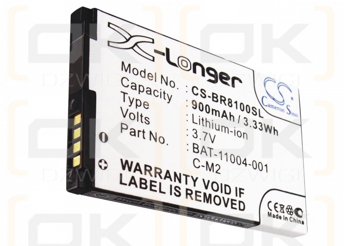 Bateria zamienna do BlackBerry Pearl / C-M2 900 mAh Li-ion 3.7 V (Cameron Sino)