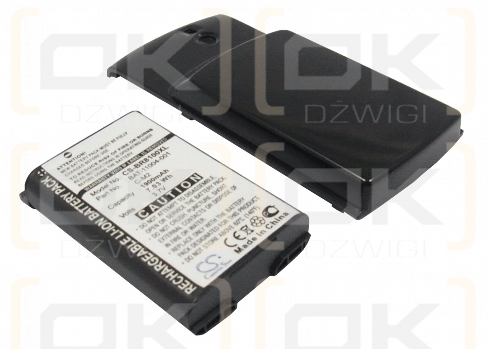 Bateria zamienna do BlackBerry Pearl / C-M2 1900 mAh Li-ion 3.7 V (Cameron Sino)