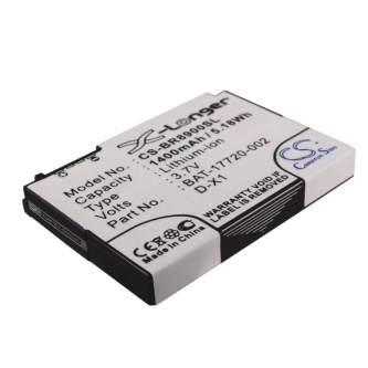 Blackberry RCC51UW / BAT-17720-002 1400 mAh Li-Ion 3,7 V (Cameron Sino)