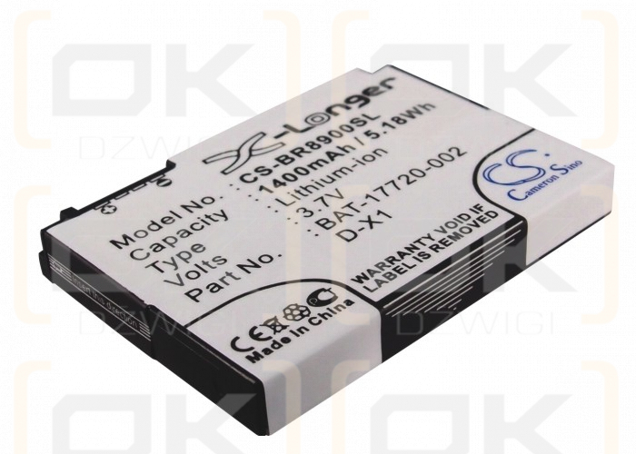 Blackberry RCC51UW / BAT-17720-002 1400 mAh Li-Ion 3,7 V (Cameron Sino)