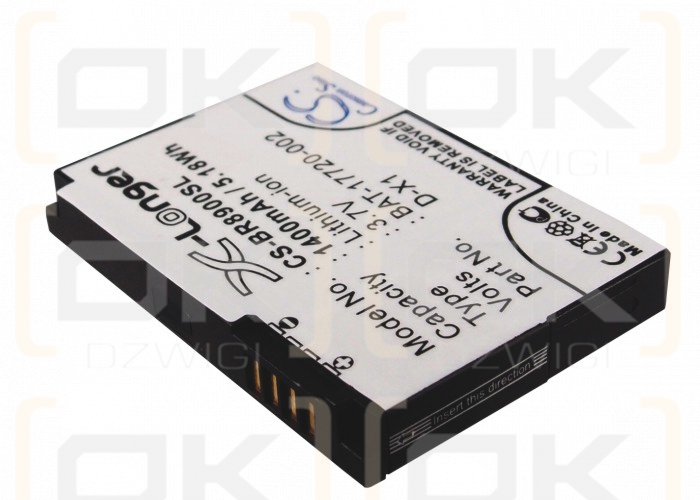 Blackberry RCC51UW / BAT-17720-002 1400 mAh Li-Ion 3,7 V (Cameron Sino)