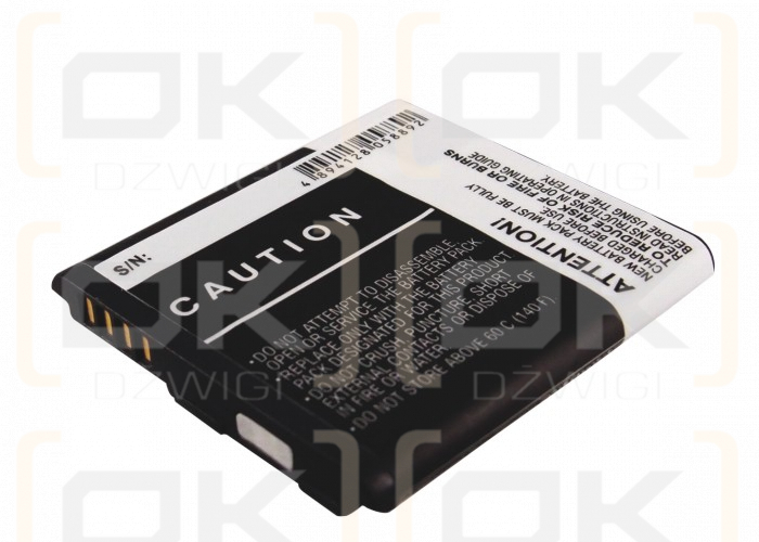 Blackberry Apollo / EM1 1000mAh Li-ion 3.7V (Cameron Sino)