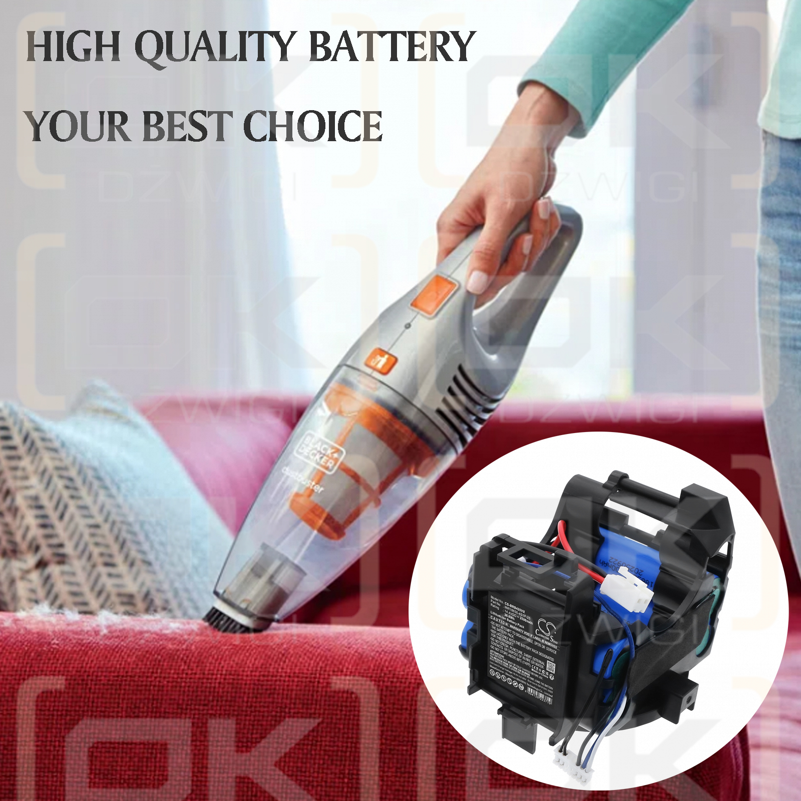 Black+Decker HSVB42OJ / INR18650-4S1P-25 2500 mAh Li-ion 14.4 V (Cameron Sino)