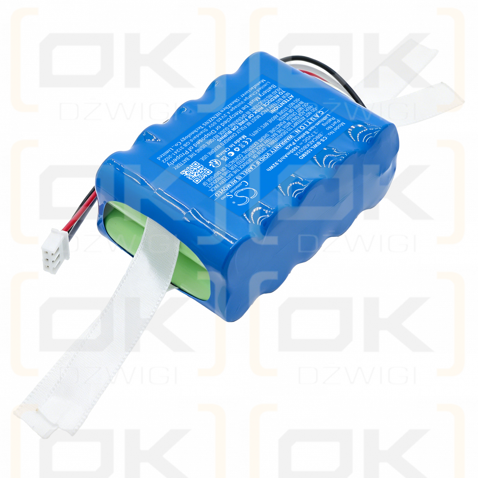 Ersatzakku für Biocare IH-B Monitor 1500 mAh Ni-MH 12V (Cameron Sino)