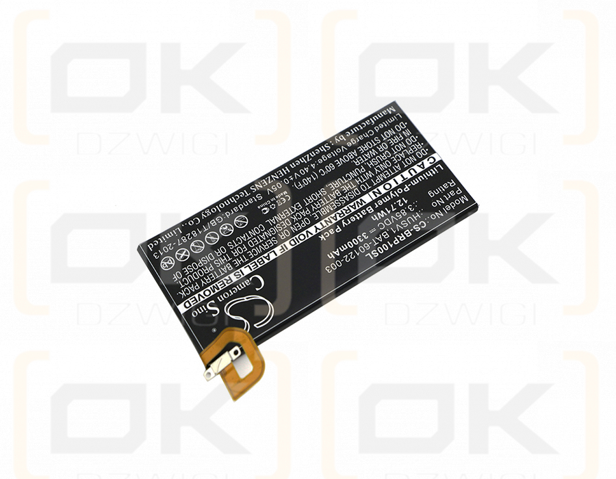 BlackBerry RHK211LW / HUSV1 3300mAh Li-Polymer 3.85V (Cameron Sino)